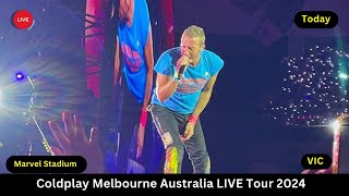 Concert Coldplay 2024 Melbourne  Coldplay Melbourne 2024 1 Hour  Coldplay Full Concert Day 1 Live [upl. by Thierry]