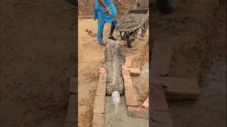 How to concrete on pipe plumbing trending shorts ytshorts ideas [upl. by O'Reilly]