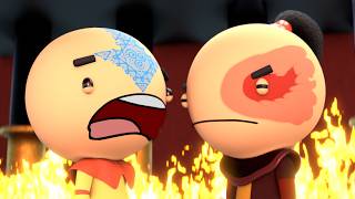 Aang Vs Zuko Rap Battle Animated Skit [upl. by Jamil]