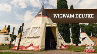 Attractie amp Vakantiepark Slagharen  Wigwam Deluxe [upl. by Kcirdehs]