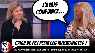 quotQuavezvous FAIT de la France quot Les LARMES dune macroniste face à Yaël BraunPivet Savoureux [upl. by Ashatan]