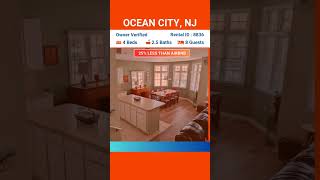 vacationrental  Gold Coast Condo  Ocean City NJ  SSR Rental ID 8836 [upl. by Eirrotal569]