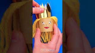 Dont throw Trash Around 🥹 Lets Make a DIY Doll 🧚 diy kidsvideo [upl. by Kyne]