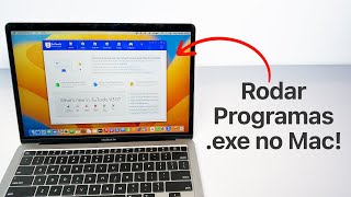 Como Rodar Qualquer Programa de Windows exe no seu Mac GRÁTIS [upl. by Orban]