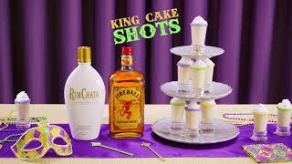 Mardi Gras King Cake Shots  Mardi Gras Drinks  Cinnamon Toast Crunch Cocktail [upl. by Allimak]