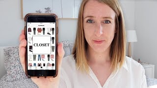 Can an app REALLY help organise my wardrobe  SMART CLOSET REVIEW [upl. by Aihsercal398]