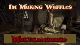 Shrek  Im Making Waffles  One Line Multilanguage 83 Versions [upl. by Vitalis]