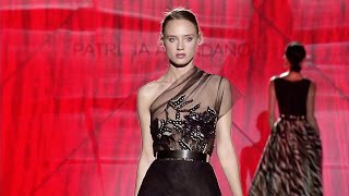 Patricia Avendano  Barcelona Bridal Fashion Week 2016  Exclusive [upl. by Anatnahs81]