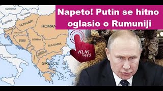 Napeto Putin se hitno oglasio o Rumuniji [upl. by Karolyn]