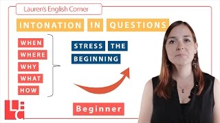 Intonation In Questions Up or Down  Learn English  Laurens English Corner [upl. by Deane]