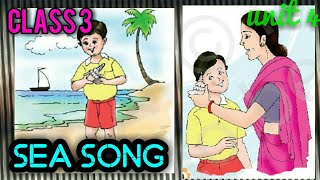 Class 3 poem Sea song  unit 4 of marigold book  HINDI explanation [upl. by Betty]