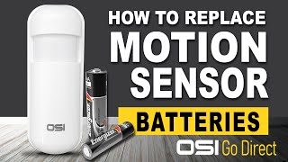 How to Change the Battery in your Motion Sensor  ADT [upl. by Anora105]