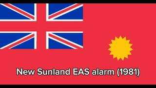 New Sunland EAS alarm 1981 Fictional country [upl. by Auhoj618]