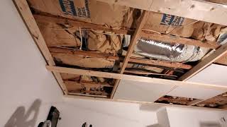 how to do a basement removable ceiling [upl. by Ahsemot]