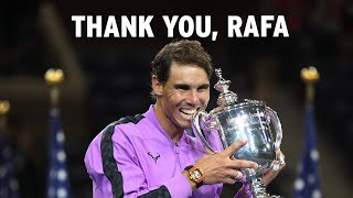 Rafael Nadal Retirement Tribute  US Open [upl. by Ethbin]