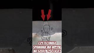 Porównujemy szerokość lica spawając pion quotz góry na dółquot i quotz dołu do góryquot welding shortvideos [upl. by Hairu]