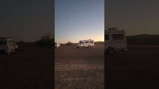 Sunrise Quartzsite and friends camping quartzsite sunrise suvrving suvcamping [upl. by Llemej]