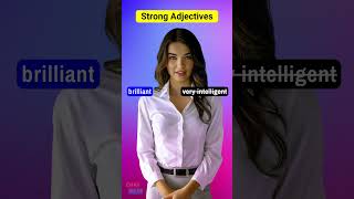 Strong Adjectives in English english learnenglish vocabulary [upl. by Yerffeg]