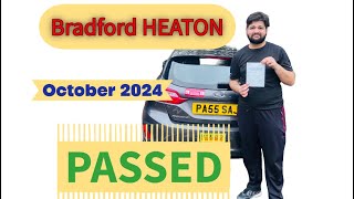 Bradford Heaton 5 lanes end idle roundabout 01 October 2024 full real test route 4K Full HD 1080P [upl. by Danelle]