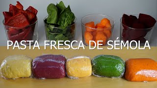 PASTA FRESCA CON SÉMOLA DE TRIGO [upl. by Aniger386]