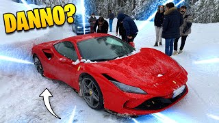 FERRARI BLOCCATA NELLA NEVE [upl. by Sitoiganap912]