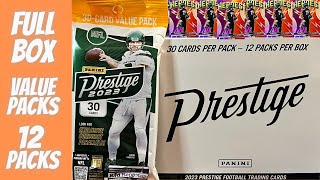 2023 Prestige Football 🏈 Value Pack Box 12 Packs 30 Cards Per Pack [upl. by Liagibba]