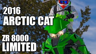 TEST RIDE 2016 Arctic Cat ZR 8000 Limited [upl. by Sarena]