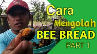 Cara mengolah Bee Bread Lebah Kelulut siap minum Part1 [upl. by Hiltan]