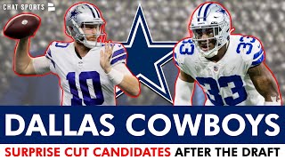 SURPRISE Cowboys Cut Candidates After 2024 NFL Draft Ft Damone Clark Cooper Rush amp Deuce Vaughn [upl. by Nomzaj]