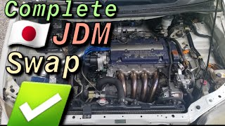 JDM H23A VTEC Manual RA1 Honda Odyssey gets LSD transmission [upl. by Winthorpe]