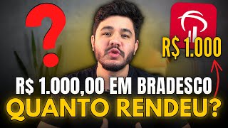 20 ANOS INVESTINDO NO BRADESCO QUANTO RENDEU BBDC3 [upl. by Anwahsad]