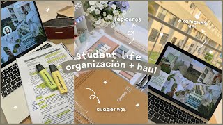 Regreso a clases  Haul de Material Escolar  Update de mi vida en la universidad 🌿📖 [upl. by Amin]