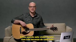 Fender®  Afinando seu Violão  Tutorial para iniciantes [upl. by Ardnayek685]