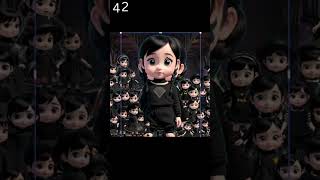 Wednesday Addams  101 Edit Time Lapse shorts wednesday [upl. by Onairelav]