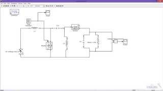 SEPIC converter part 1 boost mode  matlab simulink simulation [upl. by Naamana219]