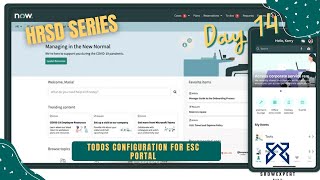 HRSD 14  Todos Configuration for ESC Portal [upl. by Subocaj]