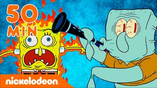 SpongeBob Schwammkopf  50 Minuten der lustigsten Momente aus Staffel 10  Nickelodeon Deutschland [upl. by Matelda783]