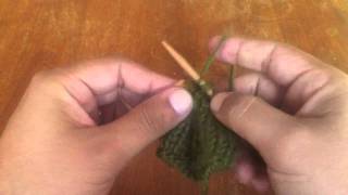 How to Knit the Center Double Decrease cdd [upl. by Ynobe595]