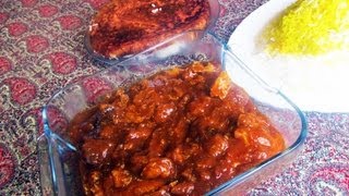 Persian Chicken Plum Stew quotKhoreshte Alooquot [upl. by Coney]