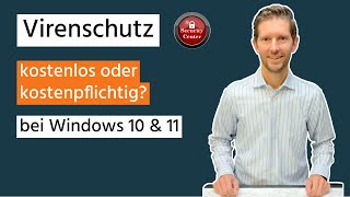 Virenschutz bei Windows 10 amp 11  Kostenlos oder kostenpflichtig verwenden [upl. by Edecrem]