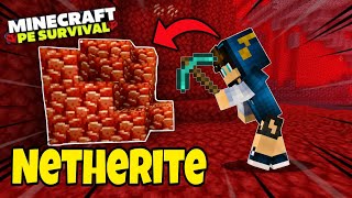 BEST NETHERITE MINING TECHNIQUE In Minecraft Survival [upl. by Yrian]