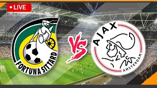 🔴 LIVE Streaming Fortuna Sittard VS AFC Ajax Live Match Score  Netherlands Eredivisie [upl. by Acceb]