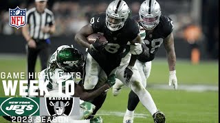 New York Jets vs Las Vegas Raiders  2023 Week 10 Game Highlights [upl. by Oileve]