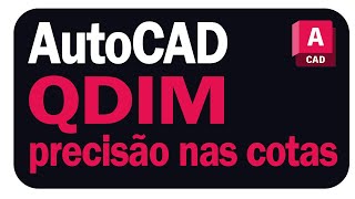 AUTOCAD  COMANDO QDIM [upl. by Llednil]