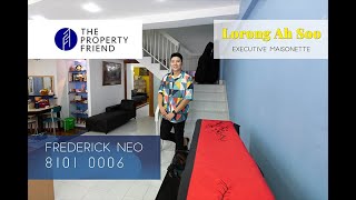 Singapore HDB Executive Maisonette  Lorong Ah Soo  Spacious Living  District 19  Configurable [upl. by Stasny]