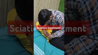 Sciatica pain Chiropractic treatment trend ytshort feed [upl. by Ayidan]