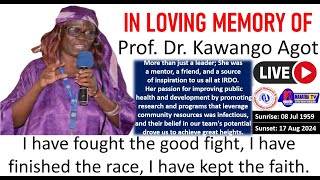 Celebrating Prof Kawango Agot1959  2024Book us on 0728532889 [upl. by Naffets]