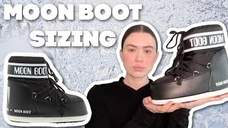 MOON BOOTSSize Guide and Try On Review 20232024 [upl. by Nirrek424]