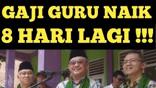 GAJI GURU NAIK 8 HARI LAGI BERSYUKUR KATEGORI GURU INI [upl. by Suelo]