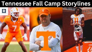 Tennessee Football Fall Camp Storylines  Tennessee Vols Football 2024 [upl. by Bonnibelle303]